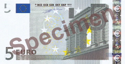 5 Euro Bill Front